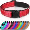 Dog Collar, Size S-L, Adjustable, Reflective, Stylish Design, Safety (L, Orange) view 1
