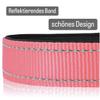 Dog Collar, Size S-L, Adjustable, Reflective, Stylish Design, Safety (L, Orange) view 3