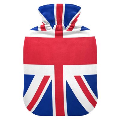 YOUJUNER Hot Water Bottle with British Flag, 1 Liter