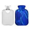 YOUJUNER Hot Water Bottle with Galaxy Blue Horse Cover, 2 L view 2