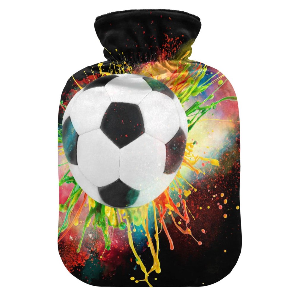 YOUJUNER 2 L Hot Water Bottle with Football Cover