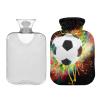 YOUJUNER 2 L Hot Water Bottle with Football Cover view 2