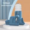 Hamster Water Bottle, 3-in-1 Freestanding Automatic Water Dispenser (Blue) view 4