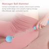 Manual Golf Ball Massage Hammer for Back, Shoulder, and Body Massage, Blue view 3