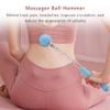 Manual Golf Ball Massage Hammer for Back, Shoulder, and Body Massage, Blue view 4