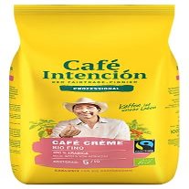 CAF CRME BIO FINO Coffee by Caf Intencin, 1,000 g Whole Beans (12 pcs.)