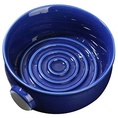 Wresetly Ceramic Shaving Bowl, Royal Blue