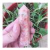 WGPHD Quartz Crystal Tower Point, Golden Sunstart, 2 Pieces, 120–130 g view 2