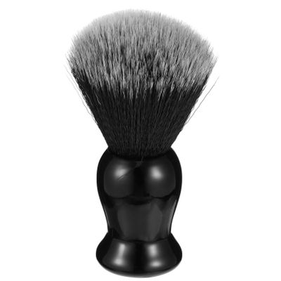 FOMIYES 2-Piece Double-Color Nylon Beard Grooming Brush Set