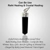 Frienemy Black Agate Point Crystal Stone Pendant for Men and Women #Frienemy-0265 view 4