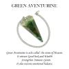 Aleafa Armlet Green Aventurine Crystal Pendulum, Orgon Dowser, Green view 3