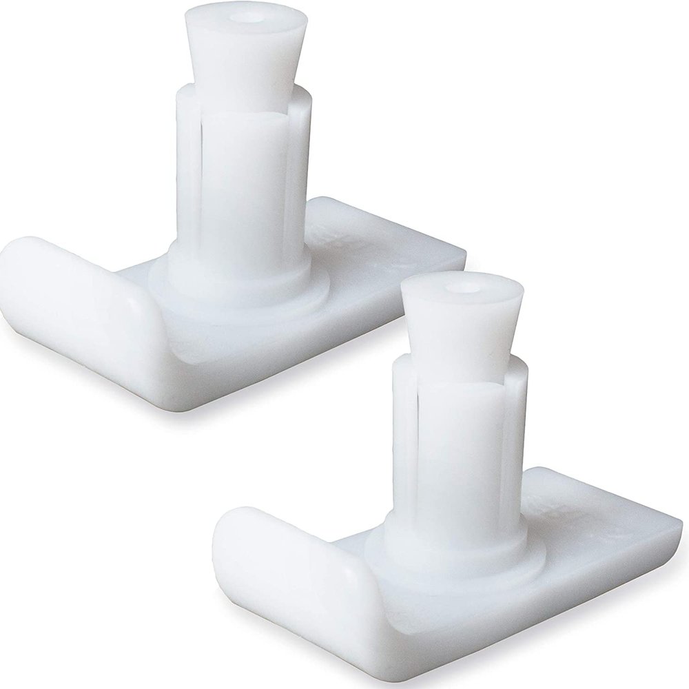 Lifeswonderful Pair of Glides for Walker Frames, 25–30 mm