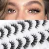 Happy Heartbeat 3D Clear Band Cat-Eye False Eyelashes, No. 219, 7 Pairs view 3