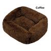 THCBD Square Dog and Cat Bed with Side Cover, Medium Plush Sofa Hut view 2