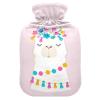 YOUJUNER Hot Water Bottle with Alpaca-Llama Print Cover, 1 L view 1
