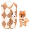 SMALLLEE_LUCKY_STORE Pet Argyle Fleece Sweater view 1