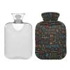 Chemical Hot Water Bottle with Soft Fleece Cover, 2-Liter Heat Pack for Hot and Cold Compresses view 2