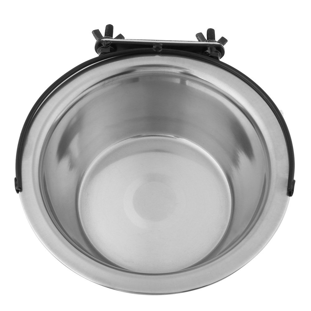 Joyzan Hanging Stainless Steel Dog Bowl for Crates and Cages