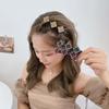 4-Piece Satin Fabric Hair Bands with Sparkling Crystal Braided Hair Clips for Women (A) view 2