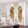 ZSSEZS Blackout Curtains for Kids' Room, Yellow Dog Design, 2-Piece Set, 160 x 200 cm view 2