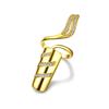 Women’s Index Finger Nail Ring, Crystal Rhinestone Nail Cap, SZ287 view 1