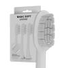 Zahnheld Basic Soft Brush Heads 3-Pack for Gero G2 & G3, Soft, White view 1