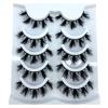 500 Pairs/100 Boxes 3D Mink Lashes, Natural Hair, Long False Eyelashes, Dramatic Eye Makeup, Fluffy Lashes (Color: 5 Pairs-113) view 1
