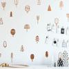 DOTUIARG Woodland Trees Wall Stickers, Removable PVC Nursery Decor view 2