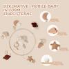 SWECOMZE Baby Crib Mobile with Stars, Wooden Hanging Wind Chime for Girls view 3