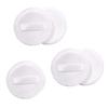 Cotton Makeup Powder Puffs with Strap, White, 5 Pieces view 4