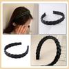 Wide Braided PU Retro Headband view 2