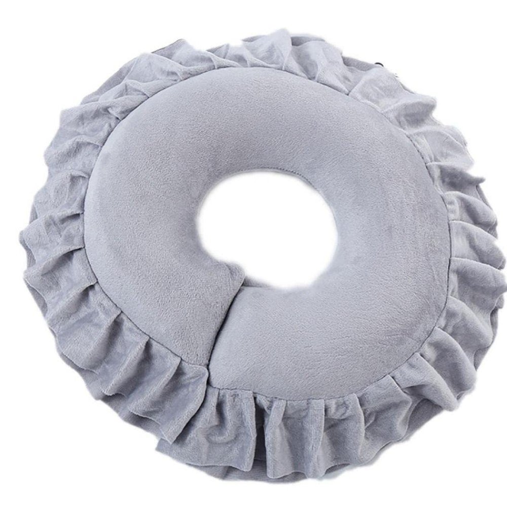 Fopytu U-Shaped Neck Support Pillow, Soft Spa Salon Massage Table Face Pillow with Zipper