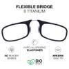 DIDINSKY MOMA Reading Glasses, Graphite Bio +3.0 view 2