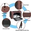 NextFri Collapsible Pet Carrier for Small and Medium Cats and Dogs, TSA-Approved, Medium, Brown view 3