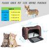 NextFri Collapsible Pet Carrier for Small and Medium Cats and Dogs, TSA-Approved, Medium, Brown view 4