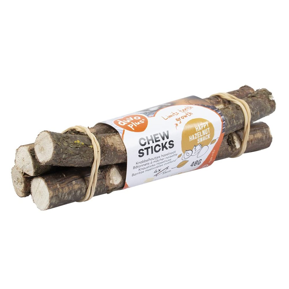 duvoplus, Nibbler Sticks, Hazelnut, 4 pcs