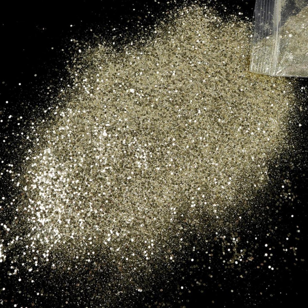 50 g Holographic Gold-Silver Glitter for Nails and Crafts