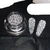 1 Box Reflective Nail Glitter, Sparkling Silver Nail Laser, Super-Bright Nail Art Glitter for Parties and Nightclubs, B-5 view 2