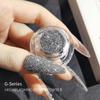 1 Box Reflective Nail Glitter, Sparkling Silver Nail Laser, Super-Bright Nail Art Glitter for Parties and Nightclubs, B-5 view 3