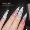 1 Box Reflective Nail Glitter, Sparkling Silver Nail Laser, Super-Bright Nail Art Glitter for Parties and Nightclubs, B-5 view 4