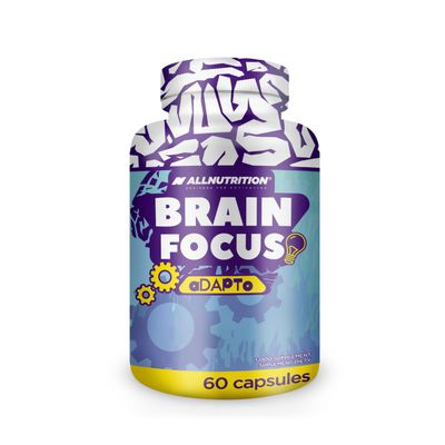 ALLNUTRITION Brain Focus Dietary Supplement Capsules – Plant Extract Blend, Nervous System Support, Adaptogen Mix, 1 Capsule Daily, 60 Capsules