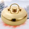 Thickened Copper Hot Water Bottle for Pain Relief, Portable Home and Hand Warmer, for Lower Abdomen, with Cover, 2.0 L view 1