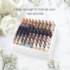 Nail Drill Bit Holder Organizer, 100-Hole Case, White view 2