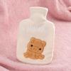 TBHOME 500 ml/1000 ml Hot Water Bottles with Fluffy Cover view 2