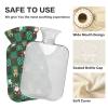 2L Hot Water Bottle with Cover, Christmas Buffalo Plaid Design view 3