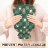 2L Hot Water Bottle with Cover, Christmas Buffalo Plaid Design view 4