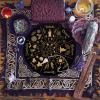AHANDMAKER 7.8" Witch Star Pendulum Board with Rose Quartz Crystal Pendulum, Wooden Wheel of the Year Board for Spirit Altar Décor view 3