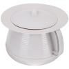 Covered Plastic Bedside Potty with Handle for Home Use view 1