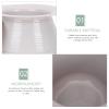 Covered Plastic Bedside Potty with Handle for Home Use view 2
