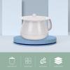 Covered Plastic Bedside Potty with Handle for Home Use view 3